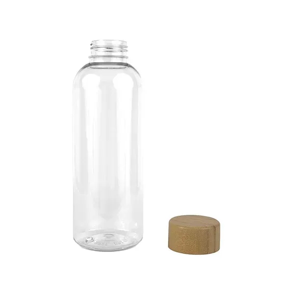 16 oz Recycled RPET Bottle With Bamboo Cap - 16 oz Recycled RPET Bottle With Bamboo Cap - Image 7 of 7