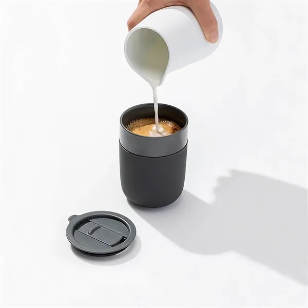 Ceramic Mug with Lid - Ceramic Mug with Lid - Image 1 of 4