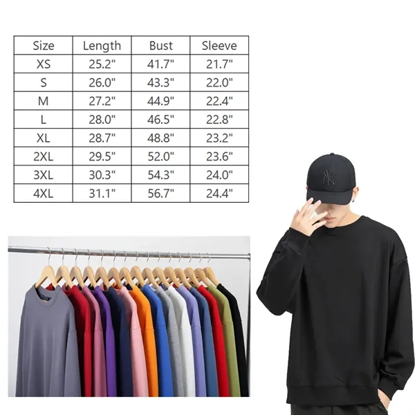 Cotton Crewneck Sweatshirt - Cotton Crewneck Sweatshirt - Image 2 of 2