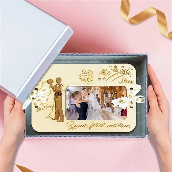Wooden Wallet Cash Gift - Birthday & Wedding Present - Wooden Wallet Cash Gift - Birthday & Wedding Present - Image 4 of 5