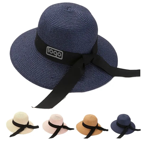 Fashionable Wide Brim Straw Hat for Travel & Outdoors - Fashionable Wide Brim Straw Hat for Travel & Outdoors - Image 0 of 6