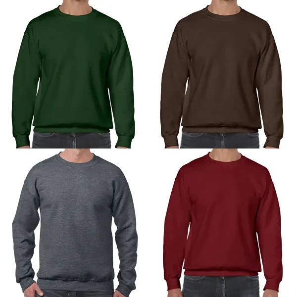 Adult 7.75 oz. Cotton Blend Crewneck Sweatshirt - Adult 7.75 oz. Cotton Blend Crewneck Sweatshirt - Image 2 of 3