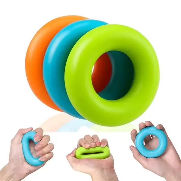 Silicone Rubber Portable Strength Hand Grip Ring - Silicone Rubber Portable Strength Hand Grip Ring - Image 0 of 4