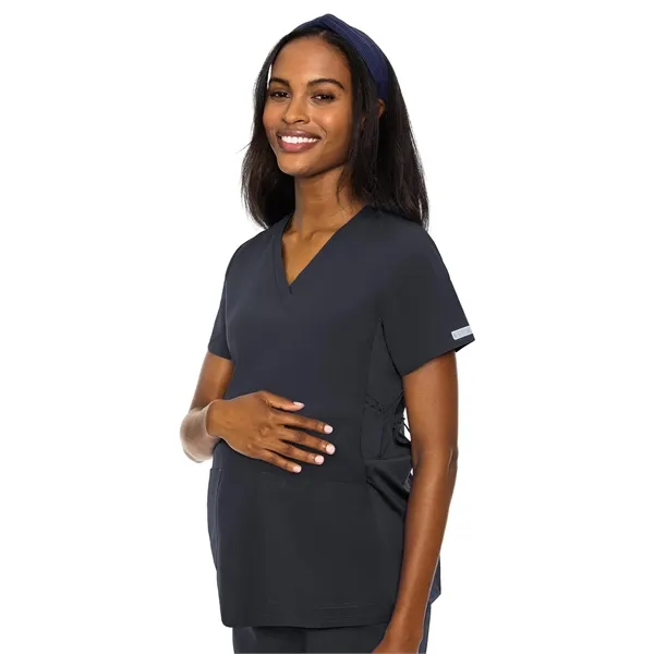 Med Couture - Activate - Women's 2-Pocket Maternity V-Nec... - Med Couture - Activate - Women's 2-Pocket Maternity V-Nec... - Image 5 of 7