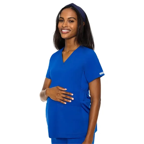 Med Couture - Activate - Women's 2-Pocket Maternity V-Nec... - Med Couture - Activate - Women's 2-Pocket Maternity V-Nec... - Image 7 of 7