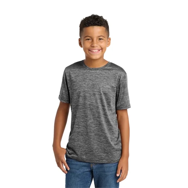 Sport-Tek Youth PosiCharge Electric Heather Tee. - Sport-Tek Youth PosiCharge Electric Heather Tee. - Image 4 of 19
