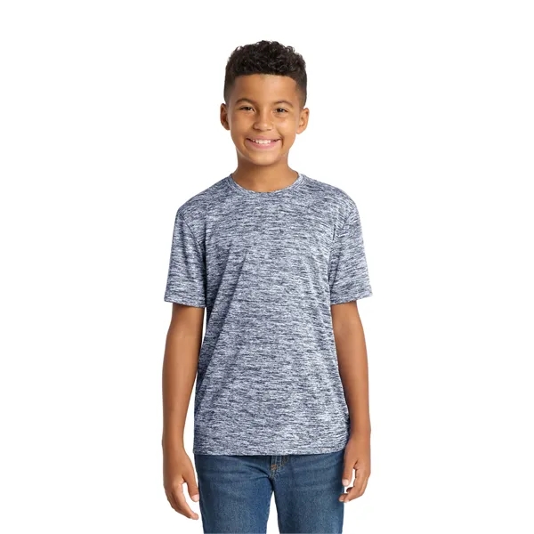 Sport-Tek Youth PosiCharge Electric Heather Tee. - Sport-Tek Youth PosiCharge Electric Heather Tee. - Image 8 of 19
