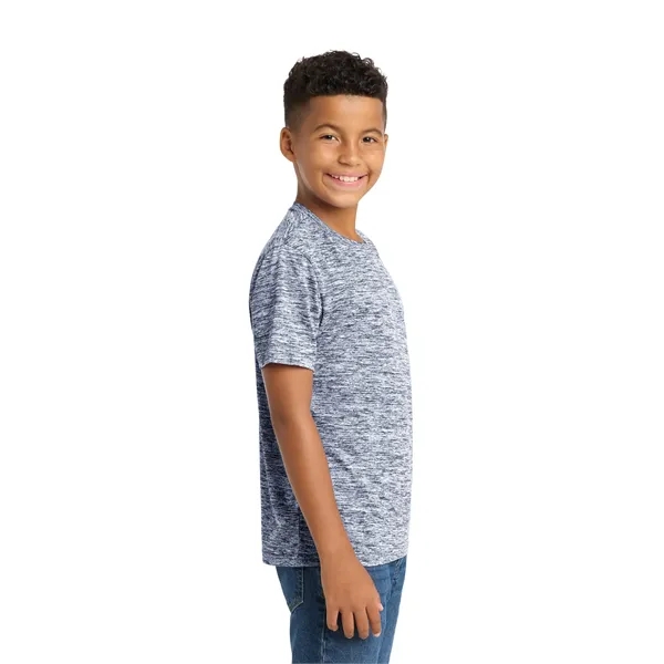 Sport-Tek Youth PosiCharge Electric Heather Tee. - Sport-Tek Youth PosiCharge Electric Heather Tee. - Image 10 of 19