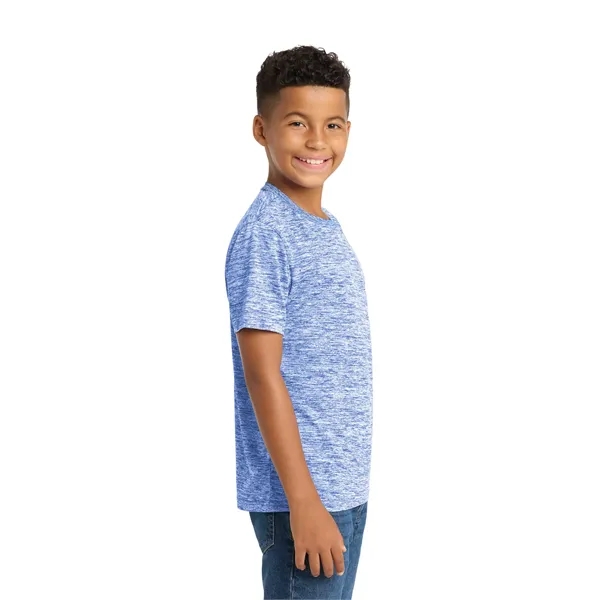 Sport-Tek Youth PosiCharge Electric Heather Tee. - Sport-Tek Youth PosiCharge Electric Heather Tee. - Image 13 of 19