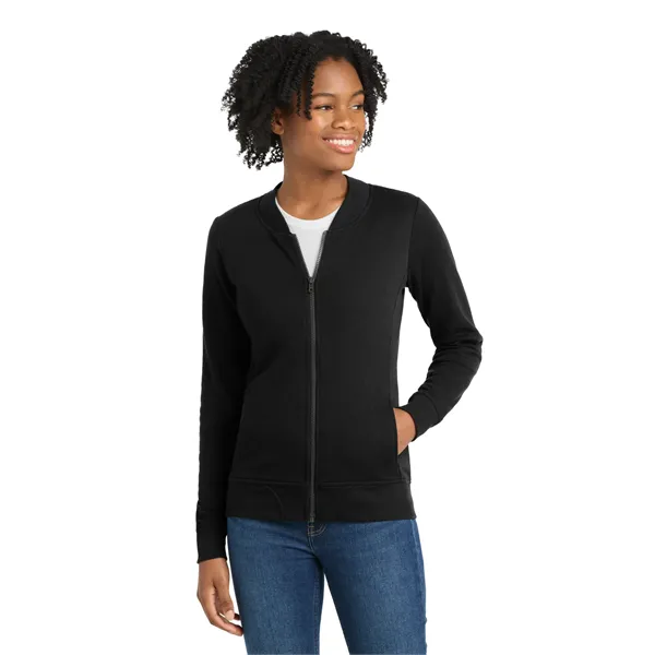 Sport-Tek Women's Lightweight French Terry Bomber - Sport-Tek Women's Lightweight French Terry Bomber - Image 0 of 14