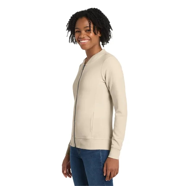 Sport-Tek Women's Lightweight French Terry Bomber - Sport-Tek Women's Lightweight French Terry Bomber - Image 7 of 14