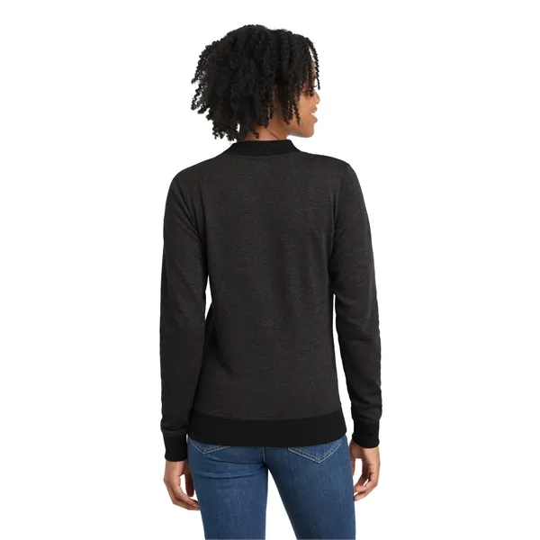 Sport-Tek Women's Lightweight French Terry Bomber - Sport-Tek Women's Lightweight French Terry Bomber - Image 11 of 14
