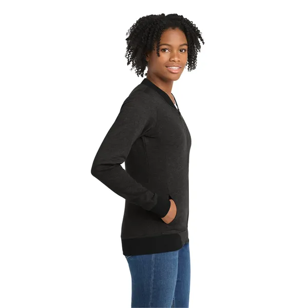 Sport-Tek Women's Lightweight French Terry Bomber - Sport-Tek Women's Lightweight French Terry Bomber - Image 12 of 14