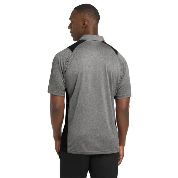 Sport-Tek Heather Colorblock Contender Polo. - Sport-Tek Heather Colorblock Contender Polo. - Image 1 of 54