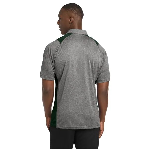 Sport-Tek Heather Colorblock Contender Polo. - Sport-Tek Heather Colorblock Contender Polo. - Image 9 of 54