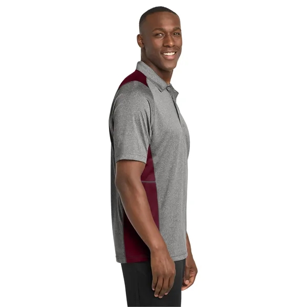 Sport-Tek Heather Colorblock Contender Polo. - Sport-Tek Heather Colorblock Contender Polo. - Image 20 of 54