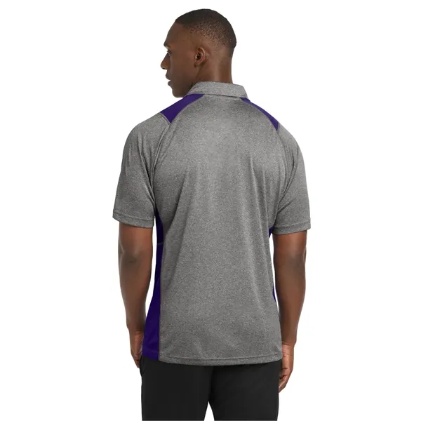 Sport-Tek Heather Colorblock Contender Polo. - Sport-Tek Heather Colorblock Contender Polo. - Image 24 of 54