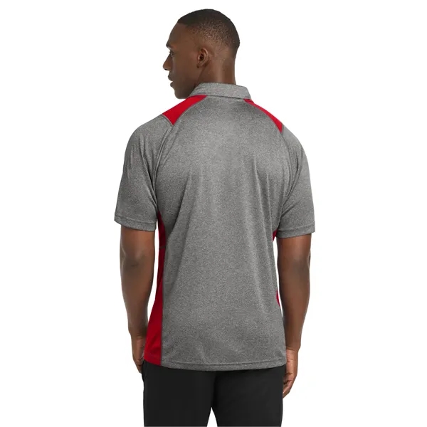 Sport-Tek Heather Colorblock Contender Polo. - Sport-Tek Heather Colorblock Contender Polo. - Image 32 of 54
