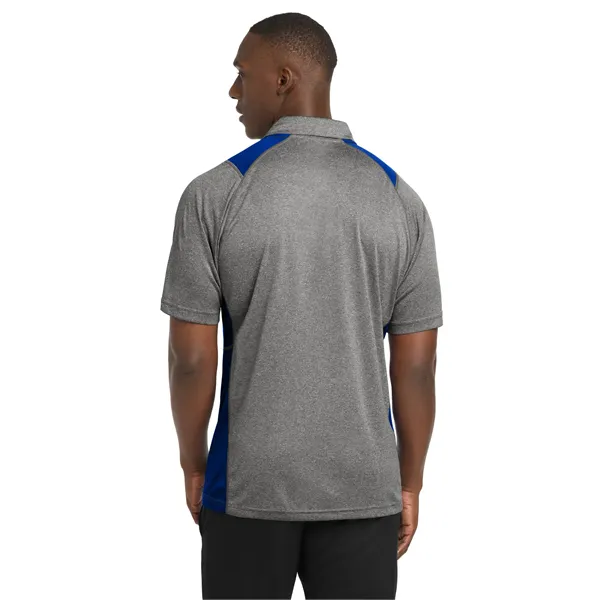 Sport-Tek Heather Colorblock Contender Polo. - Sport-Tek Heather Colorblock Contender Polo. - Image 37 of 54