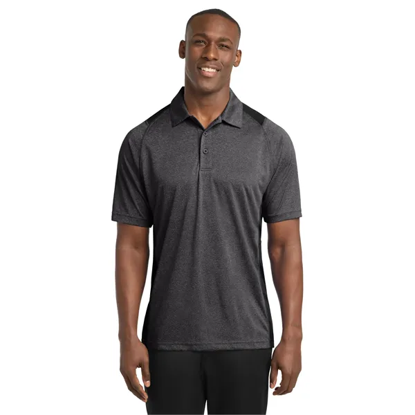Sport-Tek Heather Colorblock Contender Polo. - Sport-Tek Heather Colorblock Contender Polo. - Image 41 of 54