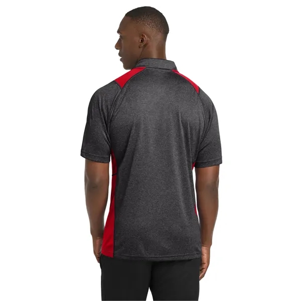 Sport-Tek Heather Colorblock Contender Polo. - Sport-Tek Heather Colorblock Contender Polo. - Image 48 of 54