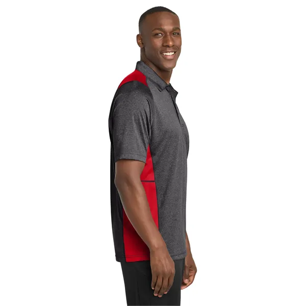Sport-Tek Heather Colorblock Contender Polo. - Sport-Tek Heather Colorblock Contender Polo. - Image 50 of 54