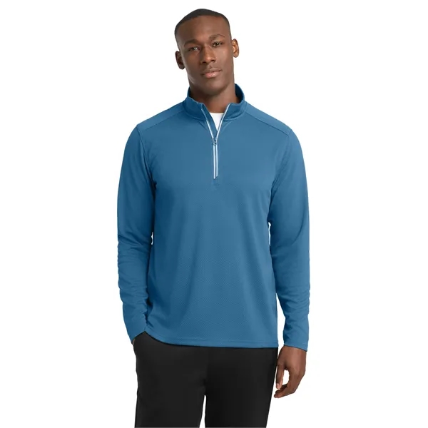 Sport-Tek Sport-Wick Textured 1/4-Zip Pullover. - Sport-Tek Sport-Wick Textured 1/4-Zip Pullover. - Image 5 of 29