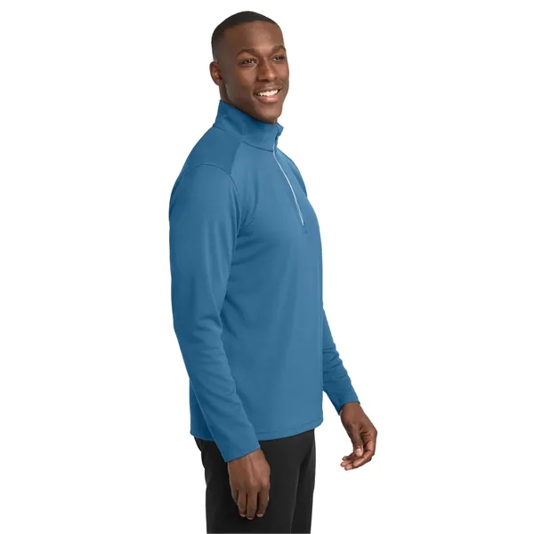 Sport-Tek Sport-Wick Textured 1/4-Zip Pullover. - Sport-Tek Sport-Wick Textured 1/4-Zip Pullover. - Image 8 of 29