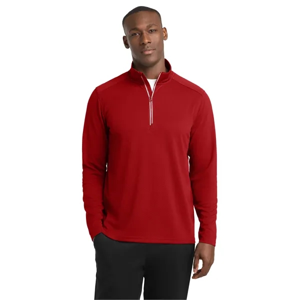 Sport-Tek Sport-Wick Textured 1/4-Zip Pullover. - Sport-Tek Sport-Wick Textured 1/4-Zip Pullover. - Image 11 of 29