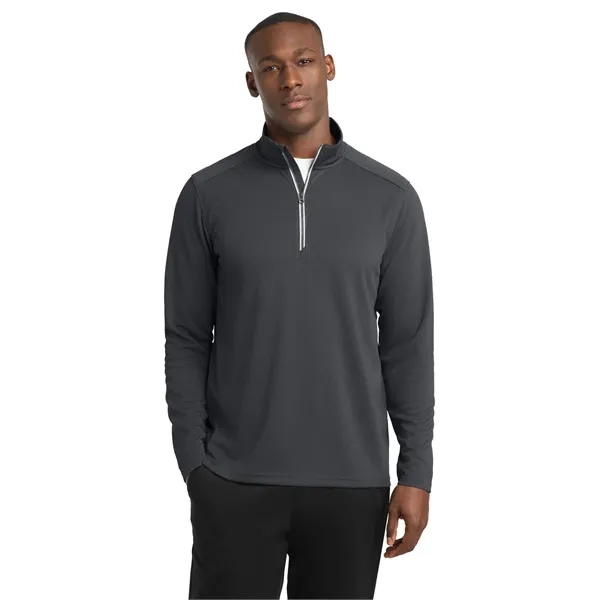 Sport-Tek Sport-Wick Textured 1/4-Zip Pullover. - Sport-Tek Sport-Wick Textured 1/4-Zip Pullover. - Image 16 of 29