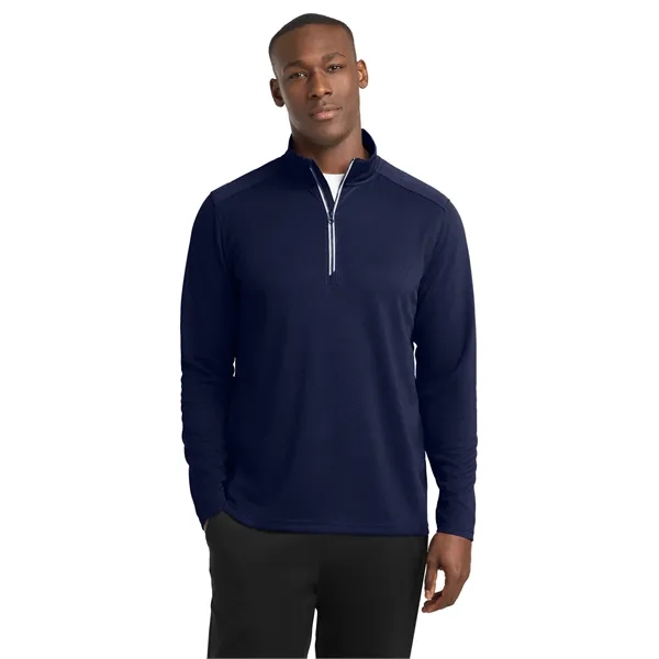 Sport-Tek Sport-Wick Textured 1/4-Zip Pullover. - Sport-Tek Sport-Wick Textured 1/4-Zip Pullover. - Image 20 of 29