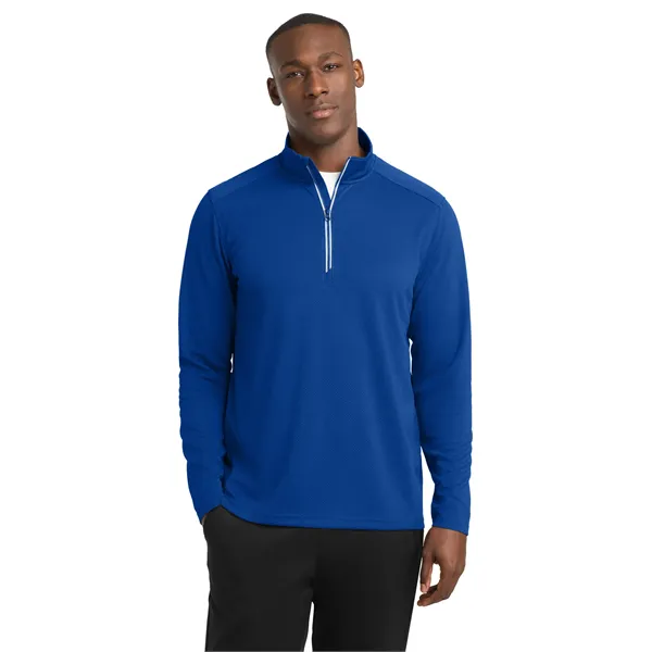 Sport-Tek Sport-Wick Textured 1/4-Zip Pullover. - Sport-Tek Sport-Wick Textured 1/4-Zip Pullover. - Image 26 of 29