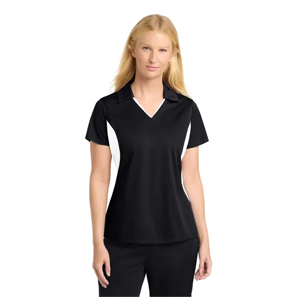 Sport-Tek Women's Side Blocked Micropique Sport-Wick Polo. - Sport-Tek Women's Side Blocked Micropique Sport-Wick Polo. - Image 0 of 59