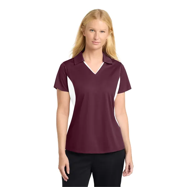 Sport-Tek Women's Side Blocked Micropique Sport-Wick Polo. - Sport-Tek Women's Side Blocked Micropique Sport-Wick Polo. - Image 5 of 59