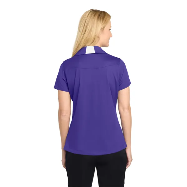 Sport-Tek Women's Side Blocked Micropique Sport-Wick Polo. - Sport-Tek Women's Side Blocked Micropique Sport-Wick Polo. - Image 11 of 59