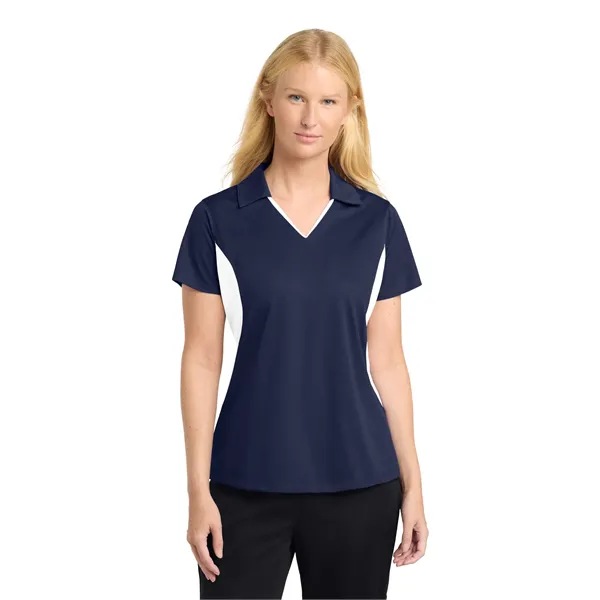 Sport-Tek Women's Side Blocked Micropique Sport-Wick Polo. - Sport-Tek Women's Side Blocked Micropique Sport-Wick Polo. - Image 15 of 59