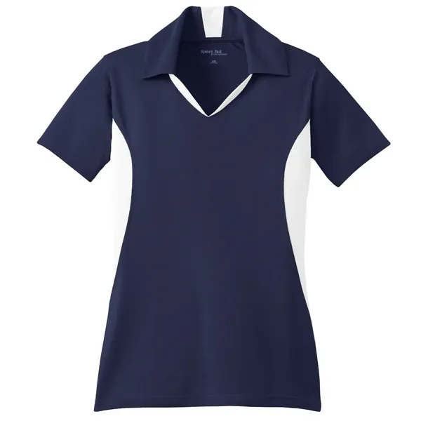 Sport-Tek Women's Side Blocked Micropique Sport-Wick Polo. - Sport-Tek Women's Side Blocked Micropique Sport-Wick Polo. - Image 18 of 59