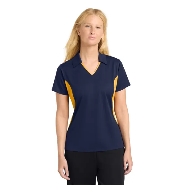 Sport-Tek Women's Side Blocked Micropique Sport-Wick Polo. - Sport-Tek Women's Side Blocked Micropique Sport-Wick Polo. - Image 33 of 59