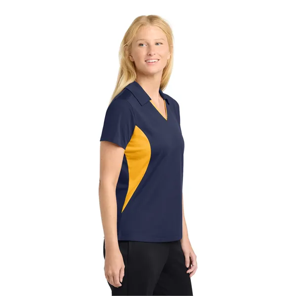 Sport-Tek Women's Side Blocked Micropique Sport-Wick Polo. - Sport-Tek Women's Side Blocked Micropique Sport-Wick Polo. - Image 35 of 59
