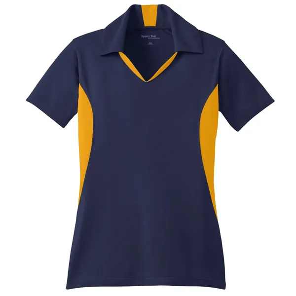 Sport-Tek Women's Side Blocked Micropique Sport-Wick Polo. - Sport-Tek Women's Side Blocked Micropique Sport-Wick Polo. - Image 36 of 59
