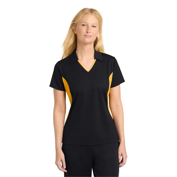 Sport-Tek Women's Side Blocked Micropique Sport-Wick Polo. - Sport-Tek Women's Side Blocked Micropique Sport-Wick Polo. - Image 38 of 59