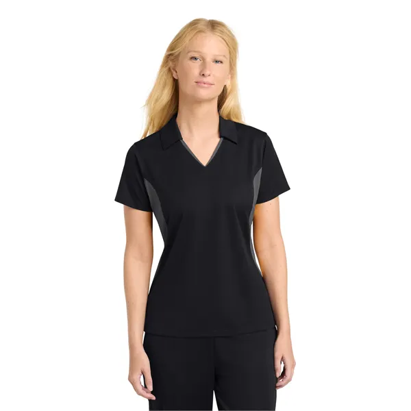 Sport-Tek Women's Side Blocked Micropique Sport-Wick Polo. - Sport-Tek Women's Side Blocked Micropique Sport-Wick Polo. - Image 43 of 59