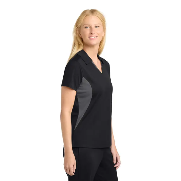 Sport-Tek Women's Side Blocked Micropique Sport-Wick Polo. - Sport-Tek Women's Side Blocked Micropique Sport-Wick Polo. - Image 45 of 59