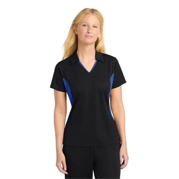 Sport-Tek Women's Side Blocked Micropique Sport-Wick Polo. - Sport-Tek Women's Side Blocked Micropique Sport-Wick Polo. - Image 46 of 59
