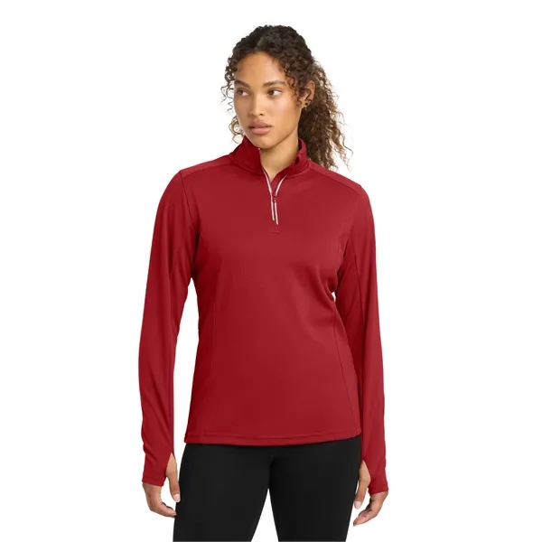 Sport-Tek Women's Sport-Wick Textured 1/4-Zip Pullover. - Sport-Tek Women's Sport-Wick Textured 1/4-Zip Pullover. - Image 5 of 29