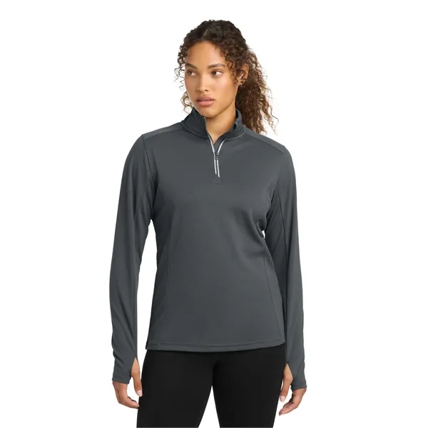 Sport-Tek Women's Sport-Wick Textured 1/4-Zip Pullover. - Sport-Tek Women's Sport-Wick Textured 1/4-Zip Pullover. - Image 9 of 29