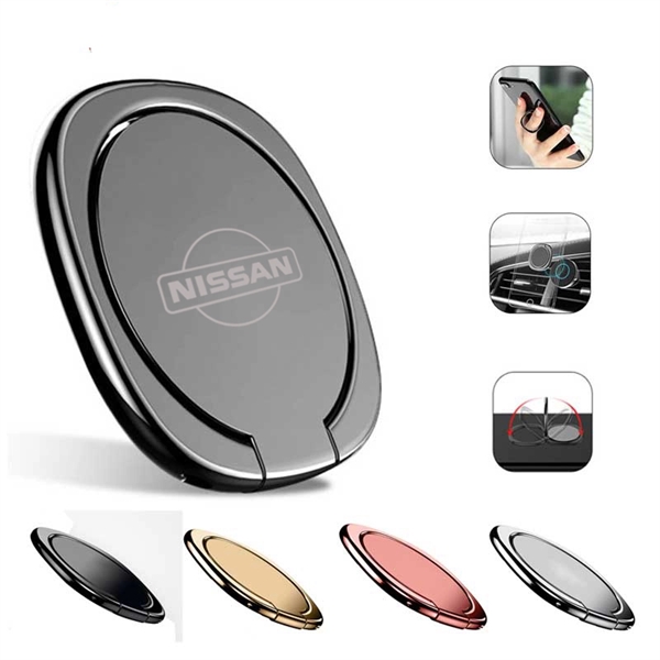 360 Engraved Mobile Phone Ring Grip Holder And Stand - Round - 360 Engraved Mobile Phone Ring Grip Holder And Stand - Round - Image 0 of 6