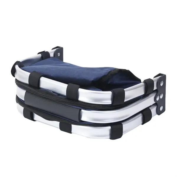 Portable Folding Picnic Basket Insulated Cooler With Handle - Portable Folding Picnic Basket Insulated Cooler With Handle - Image 2 of 7