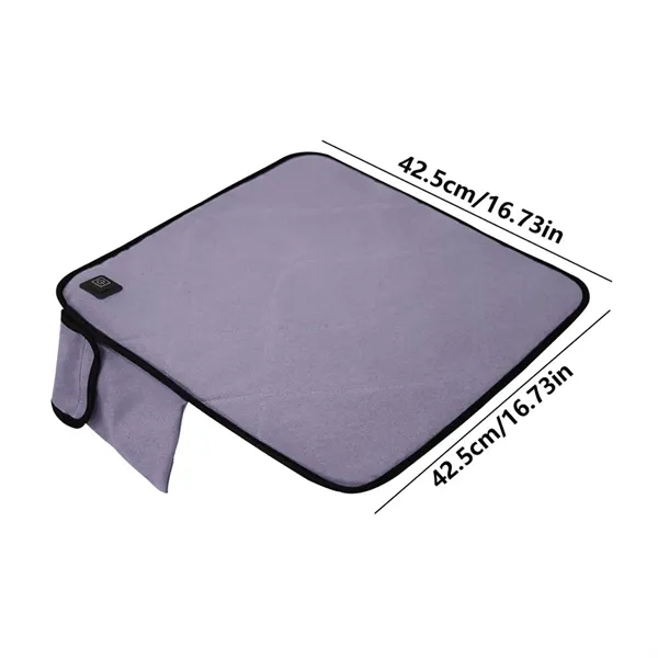 Portable USB Heated Lap Blanket & Seat Pad - Portable USB Heated Lap Blanket & Seat Pad - Image 1 of 5