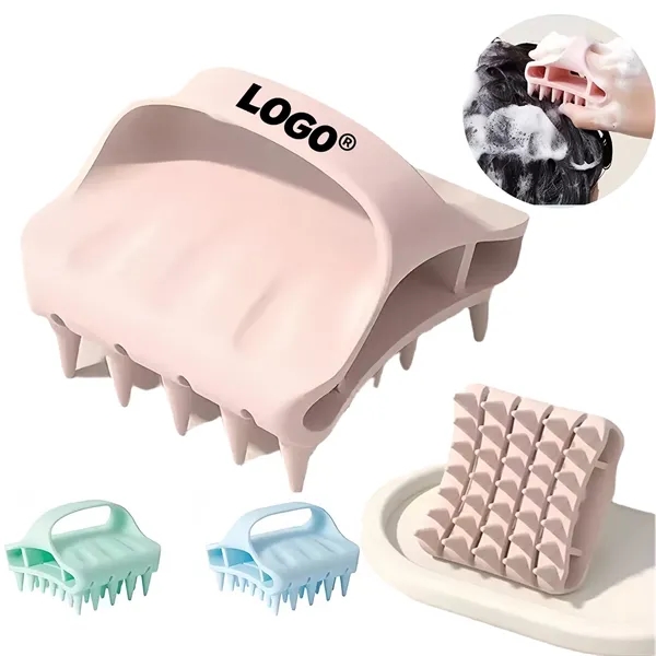 Soft Silicone Scalp Massager Brush For Hair Care Wellness - Soft Silicone Scalp Massager Brush For Hair Care Wellness - Image 0 of 10